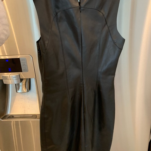 Faux leather mini dress - Picture 2 of 2